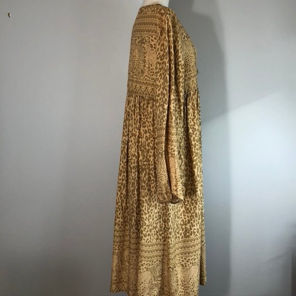 R. Vivimos Tiger and Leopard Print Maxi Dress NWT - Picture 5 of 8